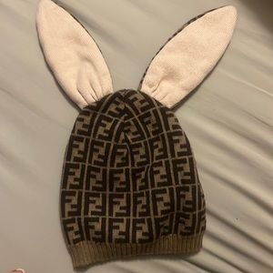Fendi Bunny Motif Beanie size 1